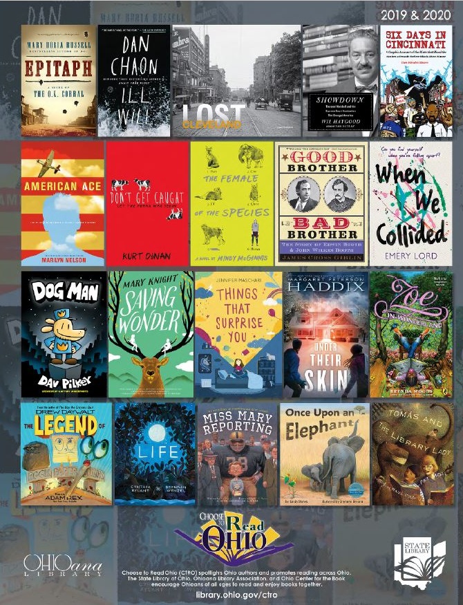 Choose to Read Ohio 2019 & 2020 poster Choose to Read Ohio 2019 & 2020 poster