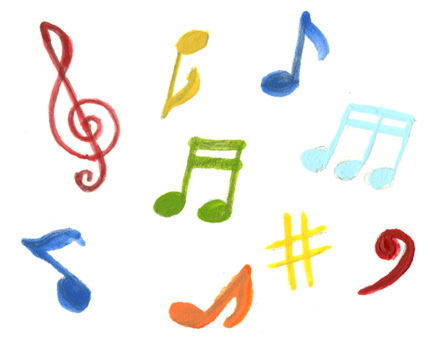 music notes